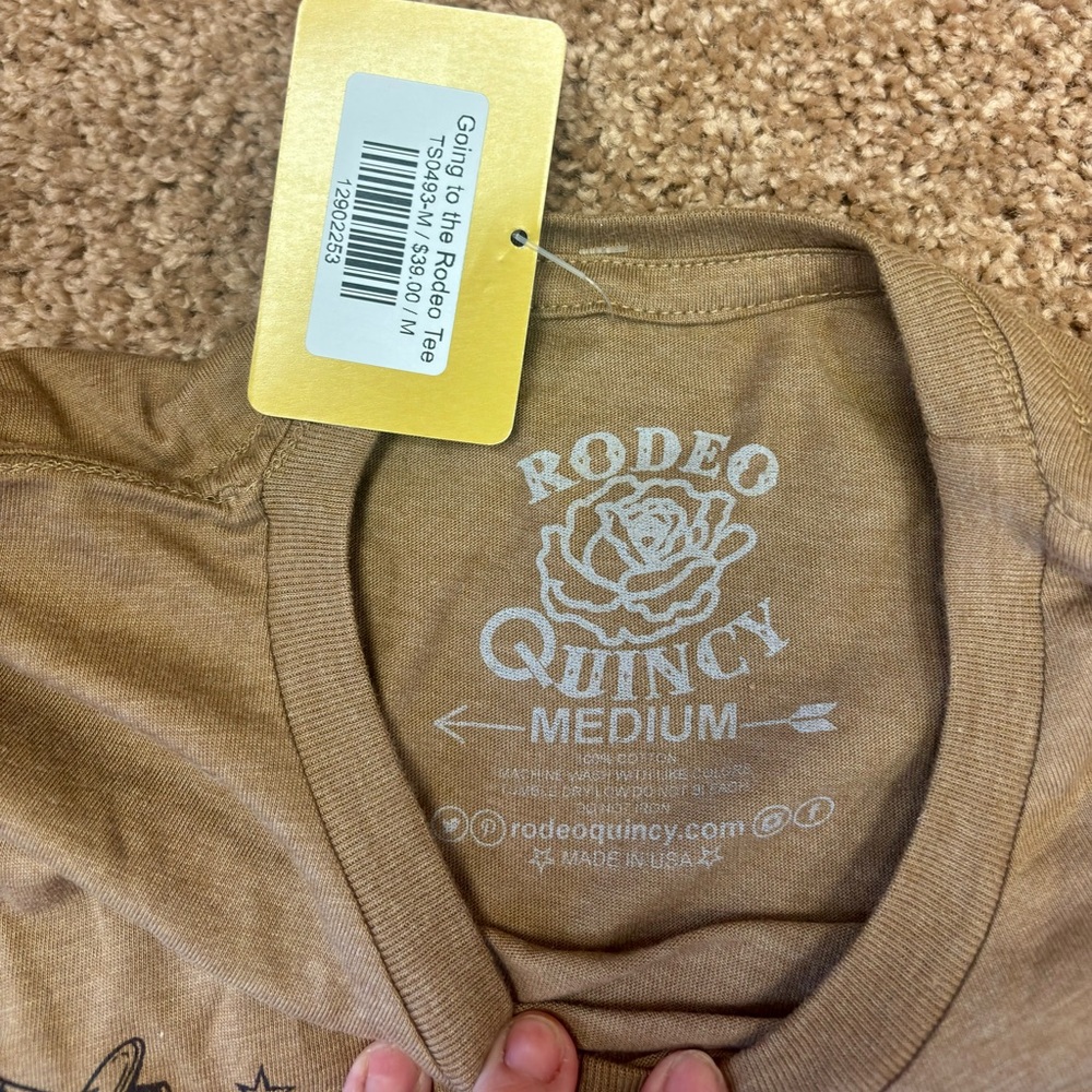 Rodeo Quincy Tan Graphic Tee (Copy) - Picture 2 of 3